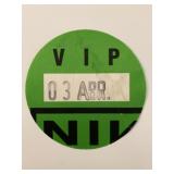 Nine Inch Nails VIP Backstage Pass