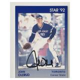 Toronto Blue Jays John Olerud 1992 Star signed...