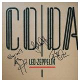 Led Zeppelin signed Coda album