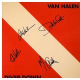 Van Halen signed Diver Down album