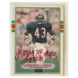 Chicago Bears Lorenzo Lynch 1989 Topps #42T ...