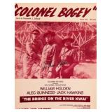 William Holden and Alec Guinness signed sheet...