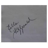 Ella Fitzgerald signature slip