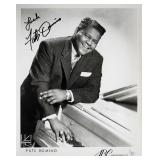 Fats Domino signed promo photo