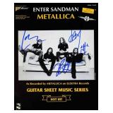 Metallica Signed sheet music