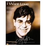 Elton John signed sheet music