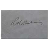 The Twilight Zone Rod Serling signed slip