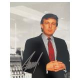 Donald Trump signed photo