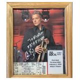 Chris Botti signed photo with ticket and event...
