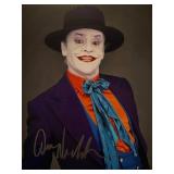 Batman Jack Nicholson The Joker signed photo