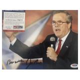 Jeb Bush signed photo. PSA