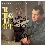 Peter Oprisko The Things That Count signed CD