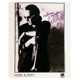 Herb Alpert signed photo
