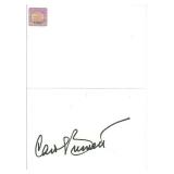Carol Burnett signed hand drawn Christmas Card