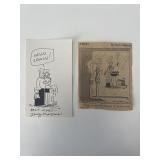 Jerry Marcus hand drawn and signed Trudy sketch...