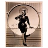 Marlene Dietrich signed photo