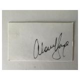Talk Show Host Alan King original signature