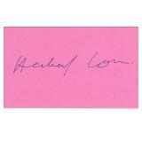The Pink Panther Herbert Lom original signature