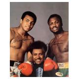 Muhammad Ali / Joe Frazier facsimile signed photo