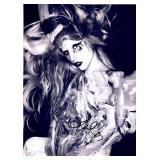 Lady Gaga facsimile signed photo