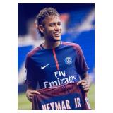 Paris Saint-Germain Neymar facsimile signed photo