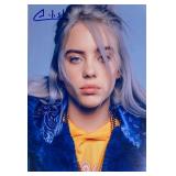 Billie Eilish facsimile signed photo