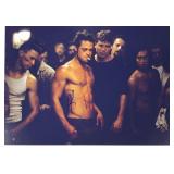 Fight Club Brad Pitt facsimile signed movie photo