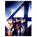 Fantastic Four cast facsimile signed movie photo
