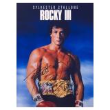 Rocky III Sylvester Stallone facsimile signed...