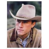 Brokeback Mountain Heath Ledger facsimile...