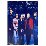 Radiohead facsimile band signed photo