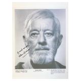 Star Wars Alec Guinness facsimile signed movie...