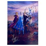 Frozen cast facsimile signed movie photo