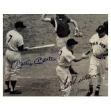 Mickey Mantle and Ted Williams facsimile signed...