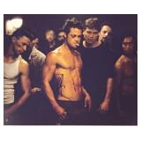 Fight Club Brad Pitt facsimile signed movie photo