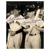 Mickey Mantle and Ted Williams facsimile signed...