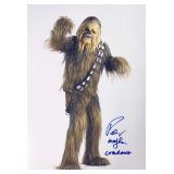 Star Wars Peter Mayhew facsimile Signed Photo