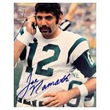 Joe Namath facsimile signed photo