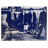 R.E.M. facsimile band signed photo