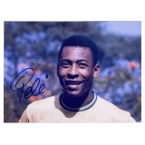 Pel© facsimile signed photo