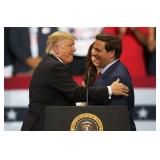 Donald Trump and Ron DeSantis reprint photo