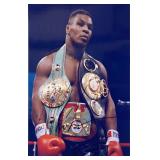 Heavyweight boxer Mike Tyson facsimile signed...