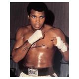 Muhammad Ali facsimile signed photo
