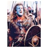 Braveheart Mel Gibson facsimile signed movie photo