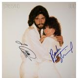 Barry Gibb & Barbra Streisand signed Guilty album