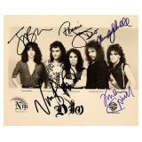 Dio signed promo photo