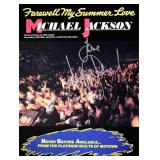 Michael Jackson signed sheet music