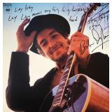 Bob Dylan Nashville Skyline signed album
