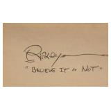 Robert Ripley signature slip