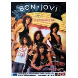 Bon Jovi concert poster
